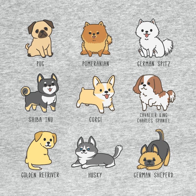 Dog Breeds by MonoFishTank